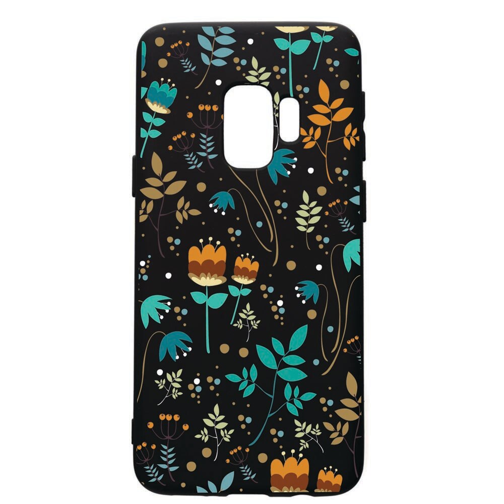 Husa de protectie Samsung Galaxy S9, Spring, silicon, cu interiorul din material textil, protectie camera, PB28