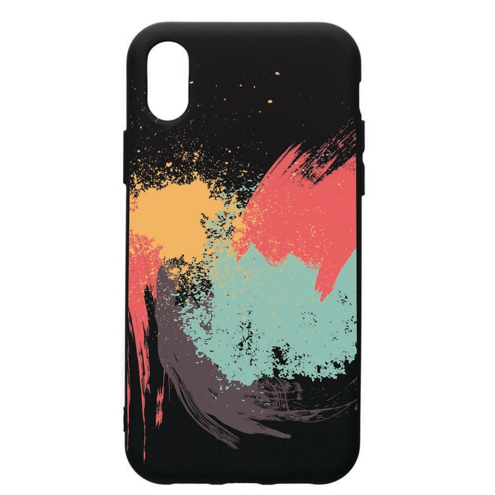 Husa de protectie Samsung Galaxy A01, Painting, silicon, cu interiorul din material textil, protectie camera, PB44