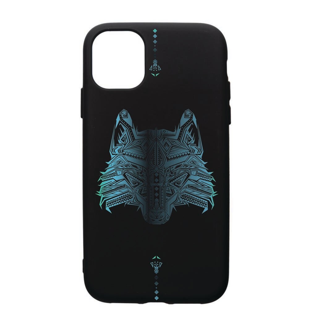 Husa de protectie Apple iPhone 12 Pro, Wolf, silicon, cu interiorul din material textil, protectie camera, PB50
