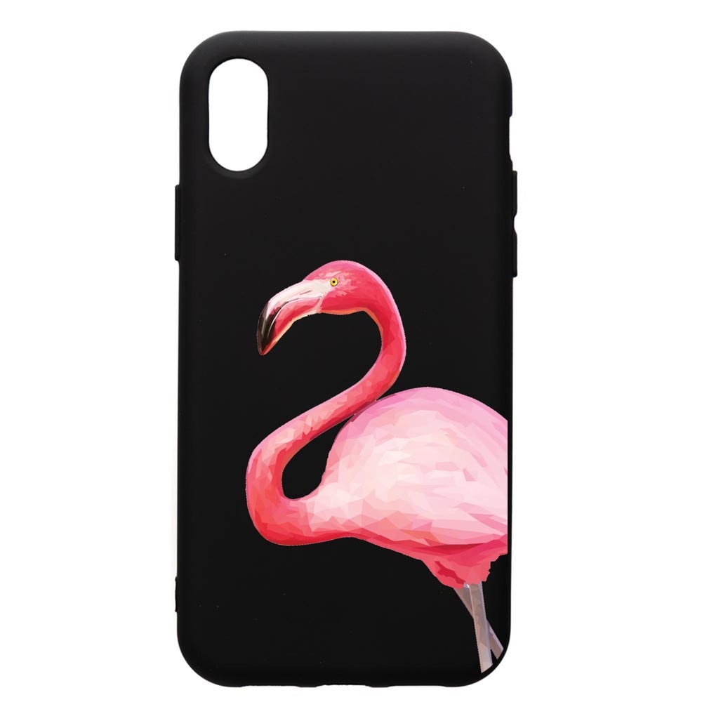 Husa de protectie Apple iPhone XR, Flamingo, silicon, cu interiorul din material textil, protectie camera, PB55