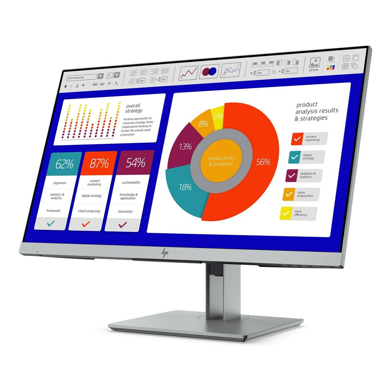 Monitor LED IPS HP ELITEDISPLAY 23.8", Full HD, HDMI, Negru, E243P