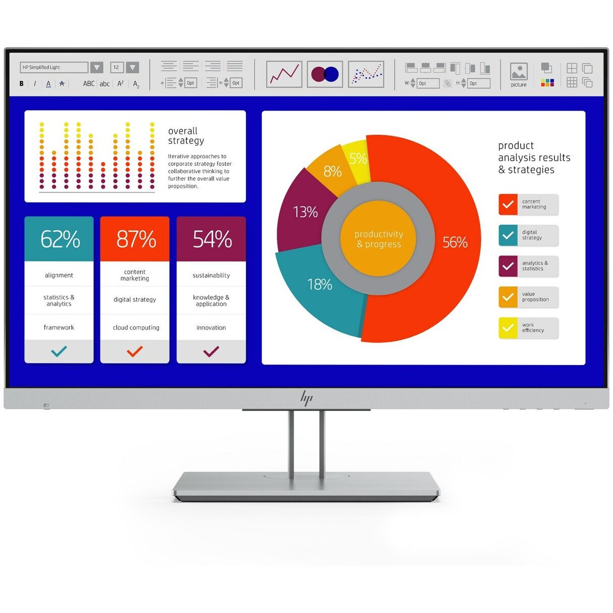 Monitor LED IPS HP ELITEDISPLAY 23.8", Full HD, HDMI, Negru, E243P