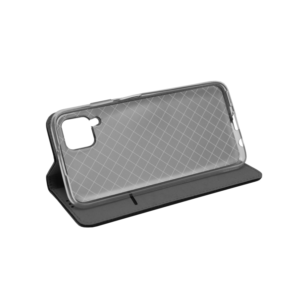 Husa Carte Smart cu Inchidere Magnetica pentru Samsung Galaxy A12, Negru