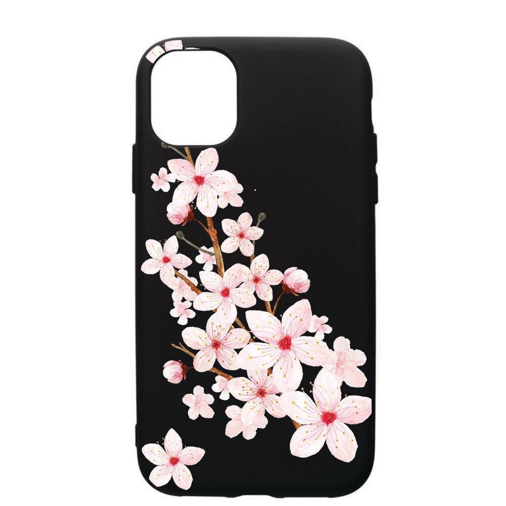 Husa de protectie Apple iPhone 12 Pro Max, Spring Flower, silicon, cu interiorul din material textil, protectie camera, PB62