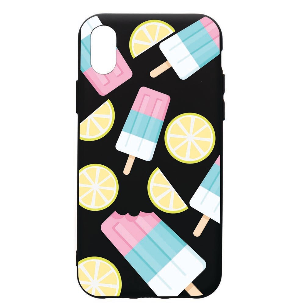 Husa de protectie Huawei Y6 2019, Ice Cream, silicon, cu interiorul din material textil, protectie camera, PB65