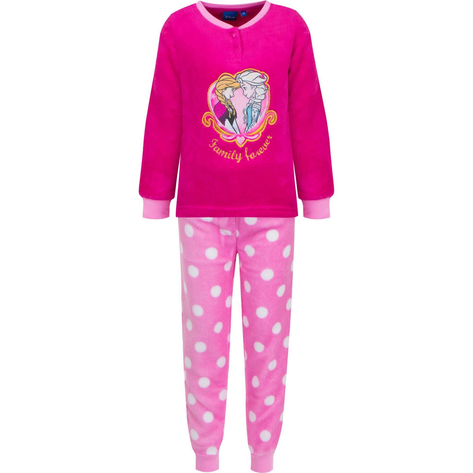 Pijamale lungi frozen HS7186, Fucsia