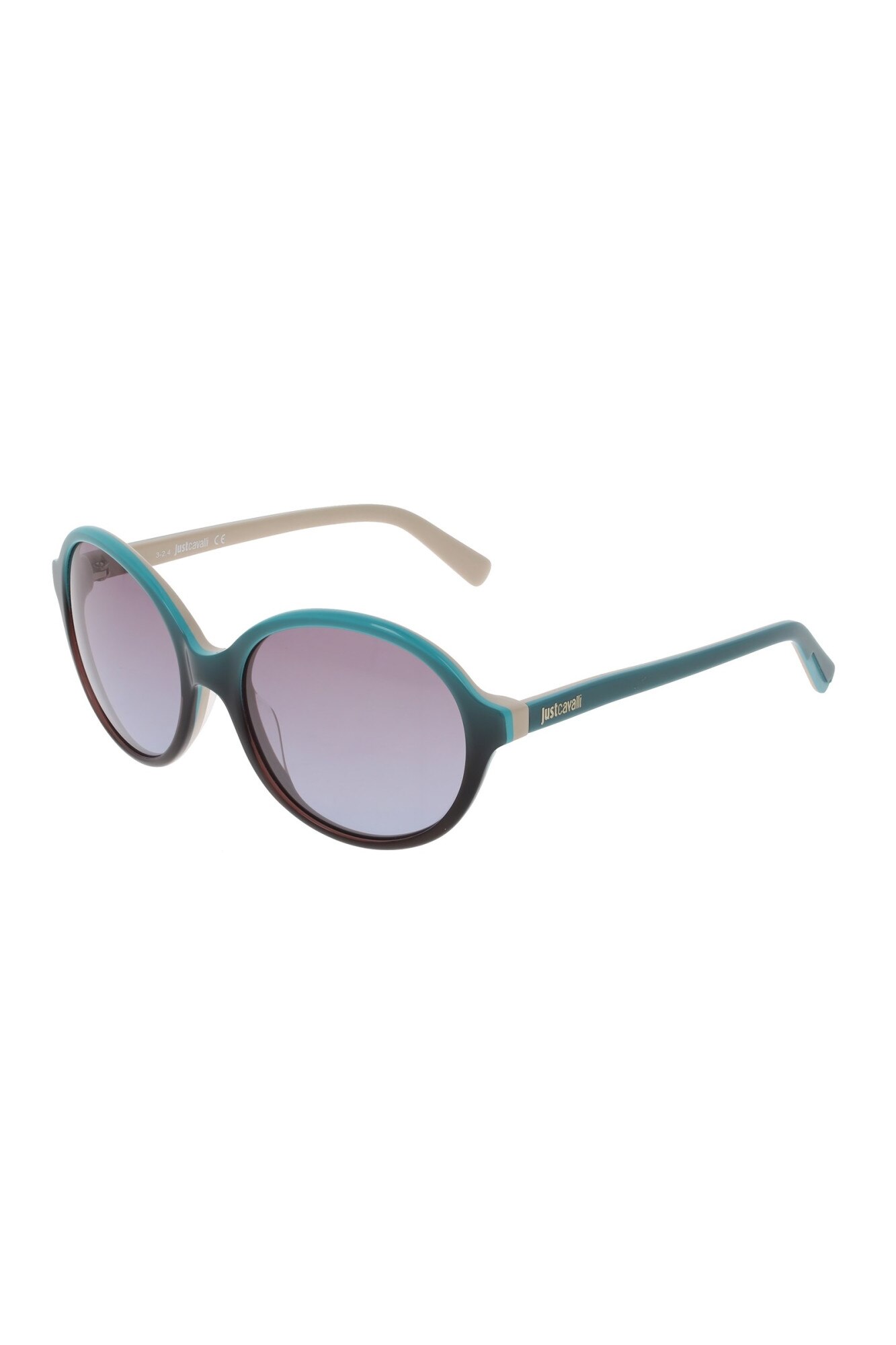 Ochelari de soare, Just Cavalli, JC557S, albastru pastel