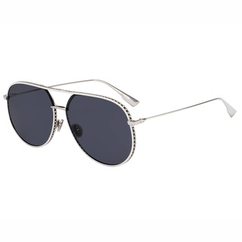 Ochelari de soare dama Cristian Dior ByDior Aviator Palladium/White Dark Grey 0102K Ochelari de soare dama Cristian Dior ByDior Aviator Palladium/White Dark Grey 0102K