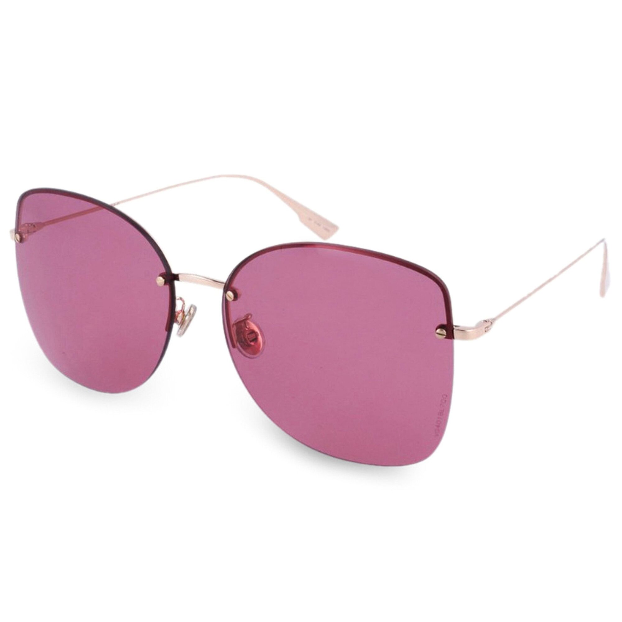 Ochelari de soare dama Cristian Dior Stellaire Butterfly Gold Copper/Pink 7F DDB/U1