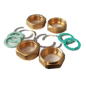 Set instalare tub inox DN16x3/4 TIEMME Raccorderie Set instalare tub inox DN16x3/4 TIEMME Raccorderie