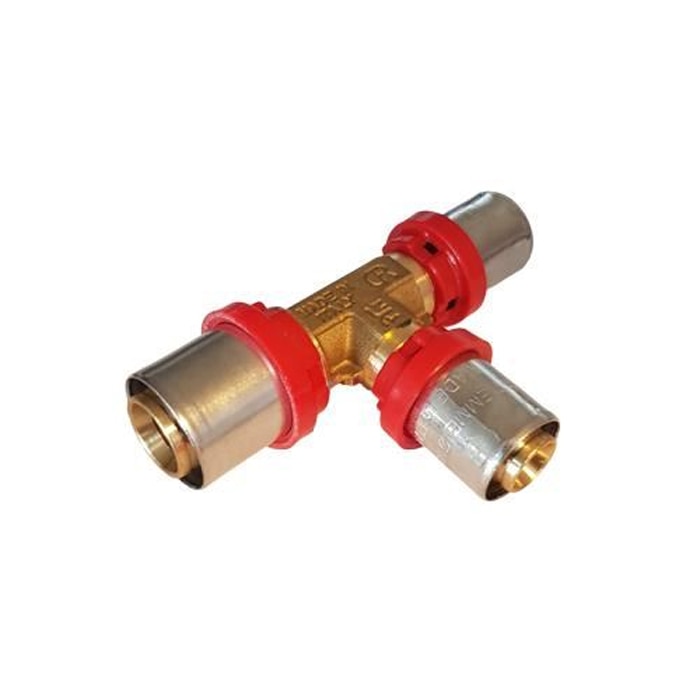Teu PexAl sertizare 26x20x20 TIEMME Raccorderie