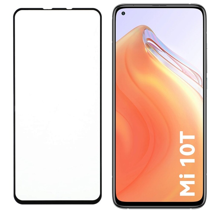 MyScreen Diamond Edge Xiaomi Mi 10T / Mi 10T Pro üvegfólia, Full Glue, fekete