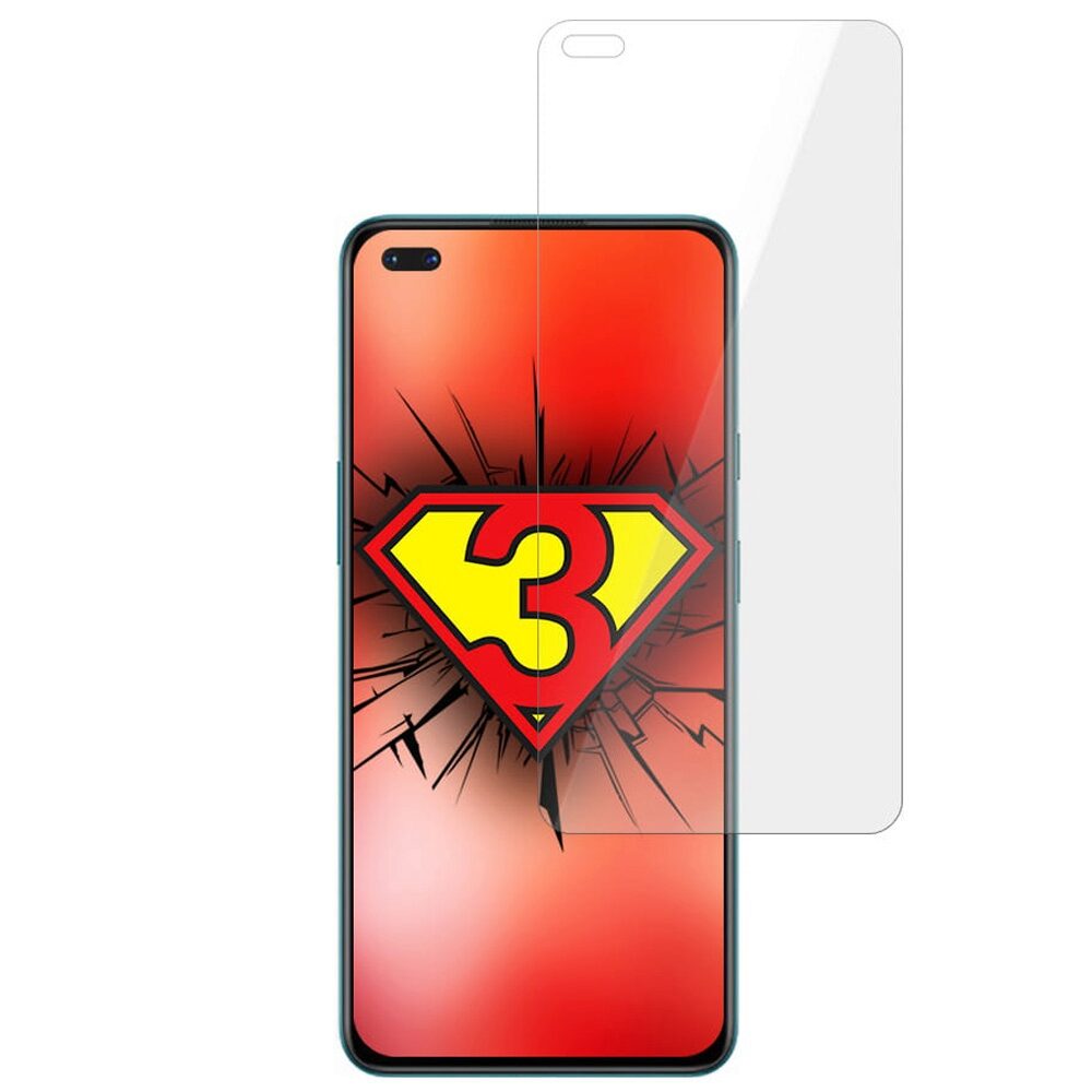 Folie Protectie Sticla Flexibila 3MK Lite pentru OnePlus Nord, Tehnologie Fit in, 6H, 0.16 mm, Transparenta