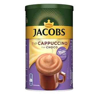 Cappuccino, Jacobs, Milka, choco,cutie 500g Cappuccino, Jacobs, Milka, choco,cutie 500g