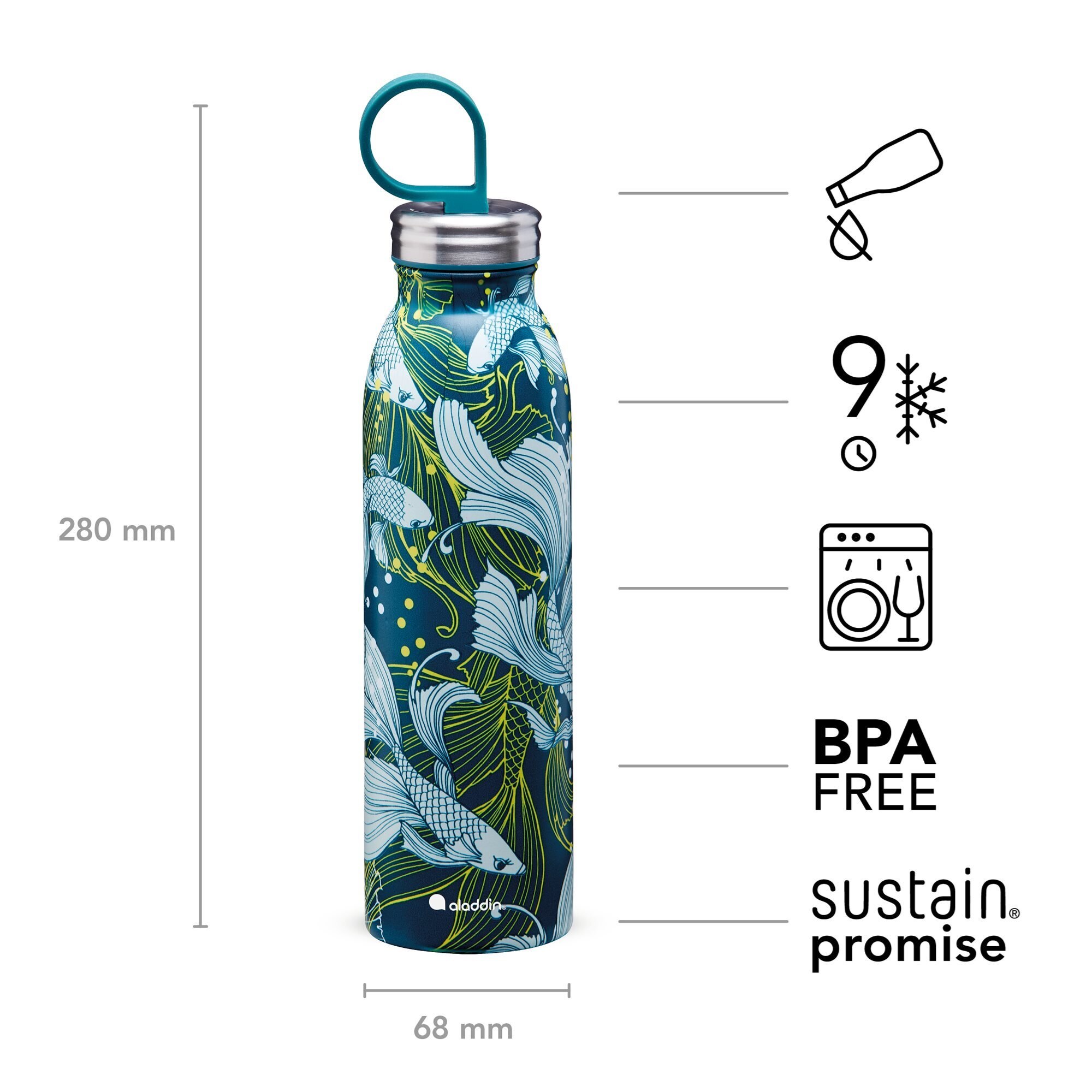 Sticla inox, 550ml, 