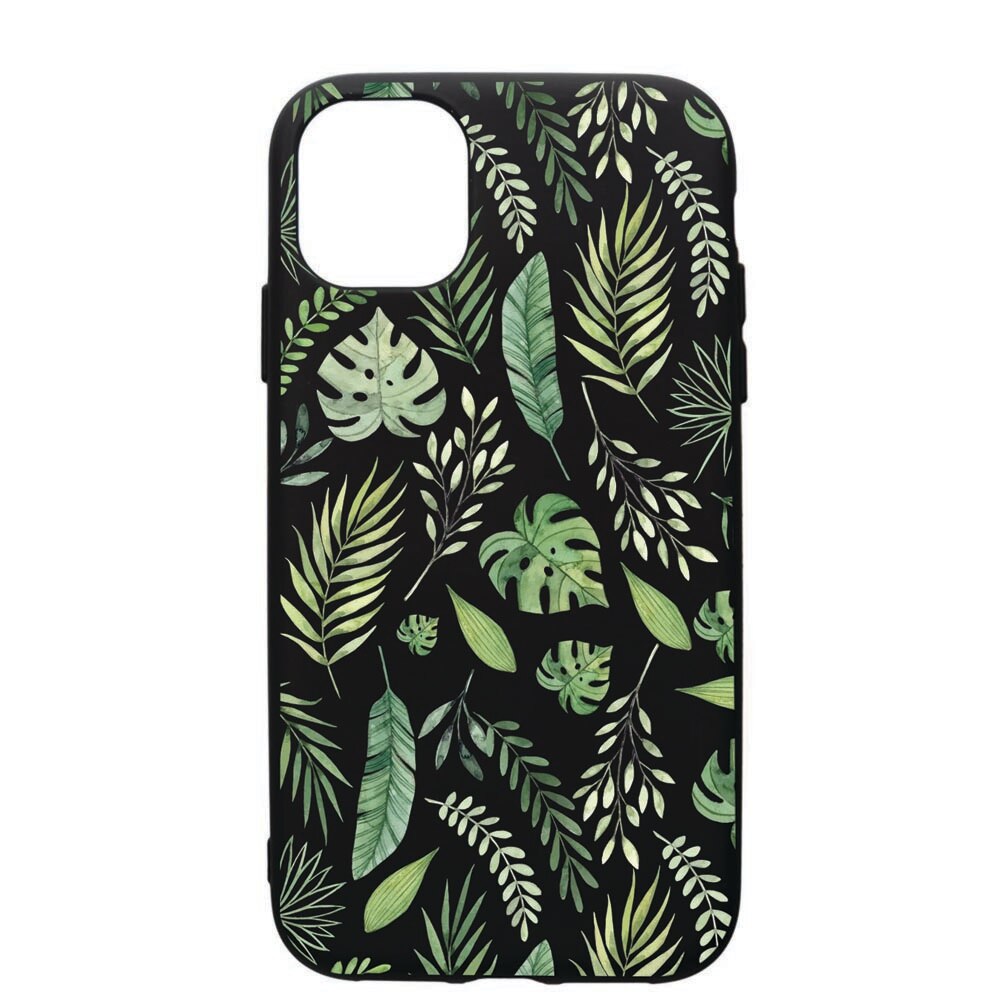Husa de protectie Apple iPhone 11, Feathers, silicon, cu interiorul din material textil, protectie camera, PB77