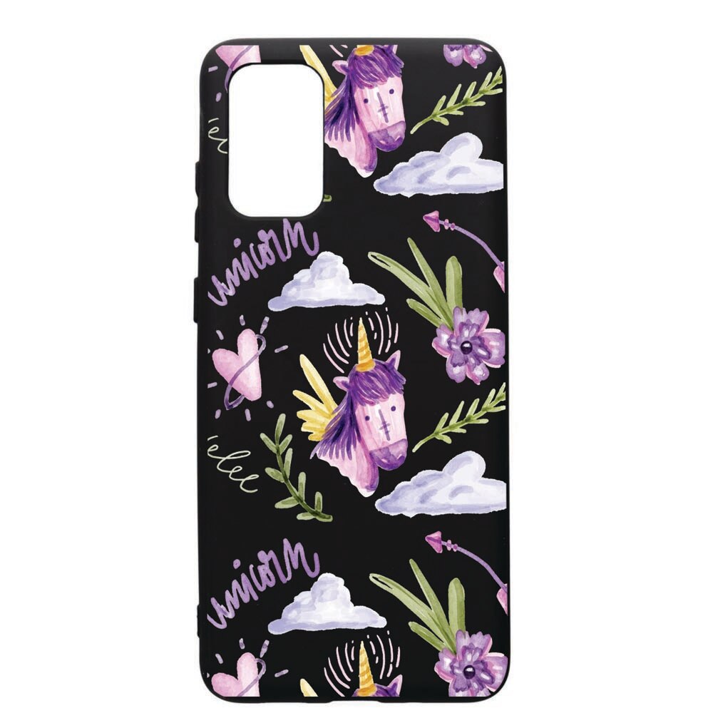 Husa de protectie Huawei P40, Unicorn Pattern, silicon, cu interiorul din material textil, protectie camera, PB89