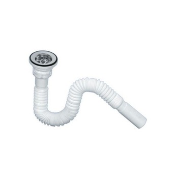 Racord flexibil 1,1/2″ x 40 Raulconstruct, piulita din plastic + ventil chiuveta cu sita din otel inoxidabil ,A33 Racord flexibil 1,1/2″ x 40 Raulconstruct, piulita din plastic + ventil chiuveta cu sita din otel inoxidabil ,A33