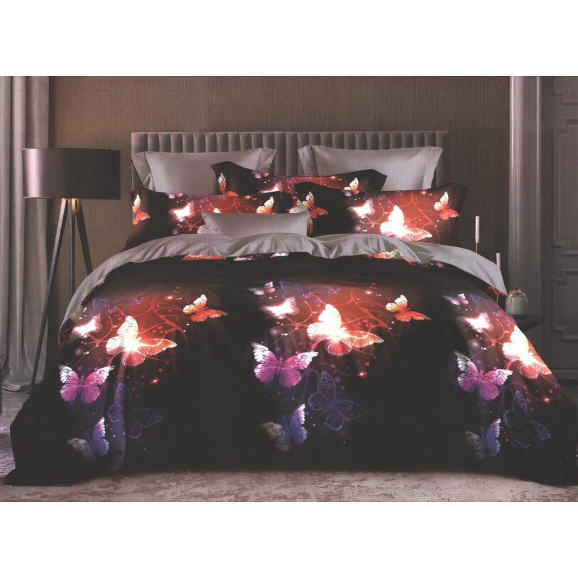 Lenjerie de pat dublu, finet, 6 piese, Ralex Pucioasa, FN60