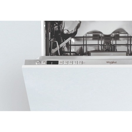 Masina de spalat vase incorporabila Whirlpool WI7020P, 14 seturi, 8 programe, Clasa E, PowerClean Pro, Tehnologia al 6-lea Simt, Motor Inverter, Sistem Natural Dry, 60 cm