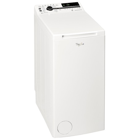 Masina de spalat rufe cu incarcare verticala Whirlpool TDLRB6241BSEU/N, 6 kg, 1200 rpm, Clasa A+++, Tehnologia al-6lea Simt, Motor Inverter, Display digital, Alb