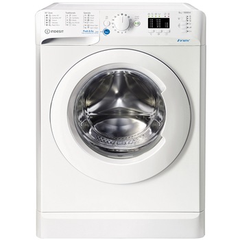 Masina de spalat rufe Slim Indesit BWSA51051WEEN, 5 kg, 1000 rpm, Clasa F, Push&Go, Motor Universal, Display LED+, Alb Masina de spalat rufe Slim Indesit BWSA51051WEEN, 5 kg, 1000 rpm, Clasa F, Push&Go, Motor Universal, Display LED+, Alb
