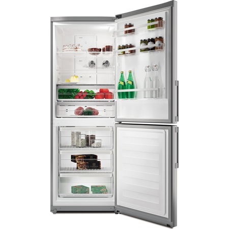 Combina frigorifica Hotpoint HA70BE72X, 444 l, Clasa A++, Full No Frost, Fresh zone, Fast cooling, Fast freezing, H 195.5 cm, Inox