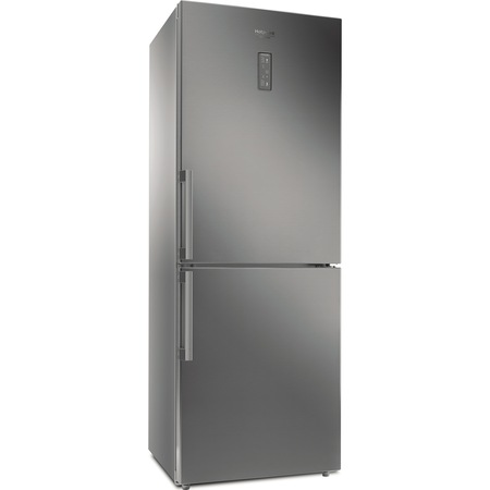 Combina frigorifica Hotpoint HA70BE72X, 444 l, Clasa A++, Full No Frost, Fresh zone, Fast cooling, Fast freezing, H 195.5 cm, Inox