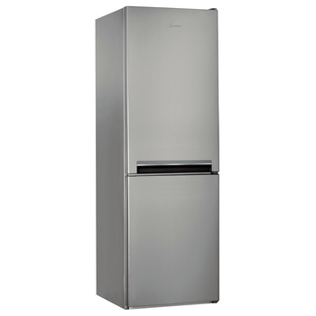 Combina frigorifica Indesit LI7S1ES, 308 l, Clasa F, Fast cooling, Less frost, Fresh box, H 176 cm, Argintiu Combina frigorifica Indesit LI7S1ES, 308 l, Clasa F, Fast cooling, Less frost, Fresh box, H 176 cm, Argintiu