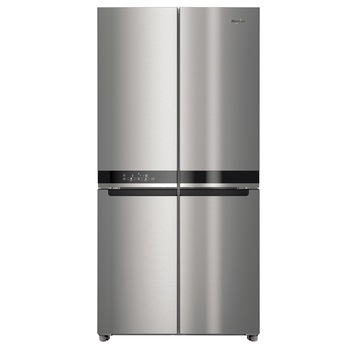 Side by Side Whirlpool WQ9U2L, 591 l, Total No Frost, 6th Sense Fresh Lock, FlexiFreeze, Fast cooling, Fast freezing, Clasa E, H 187.4 cm, Inox Side by Side Whirlpool WQ9U2L, 591 l, Total No Frost, 6th Sense Fresh Lock, FlexiFreeze, Fast cooling, Fast freezing, Clasa E, H 187.4 cm, Inox