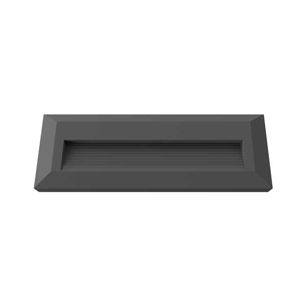 Aplica pentru scara cu trepte de lumina, Optonica, 3W, Lumina Naturala, Negru, Dreptunghiular