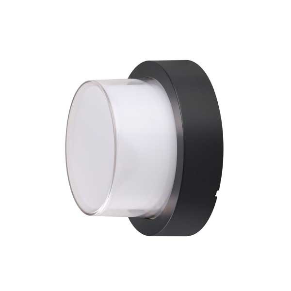 Aplica de perete, Optonica, 15W(100W), 1000 lm, IP65, Lumina Naturala, Rotund, Negru