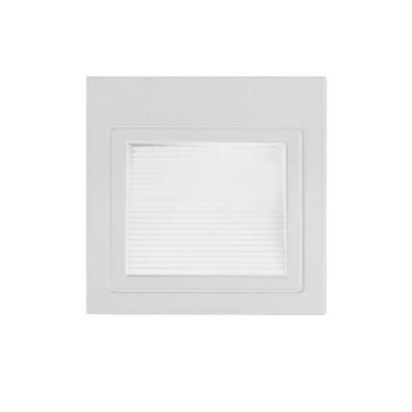 Aplica pentru scara cu trepte de lumina, Optonica, 3W(13W), Lumina Naturala, Alb, Patrat
