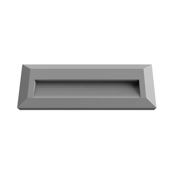 Aplica pentru scara cu trepte de lumina, Optonica, 3W, Lumina Naturala, Gri, Dreptunghiular