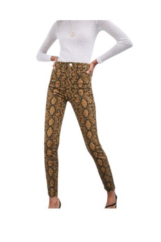 blugi dama snake print hi-rise skinny zara multicolor imagen 0_0_0