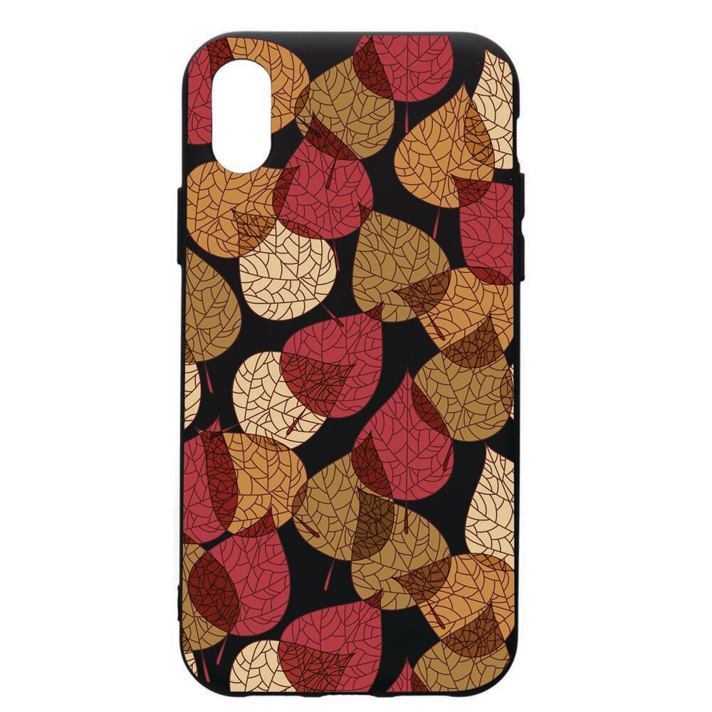 Husa de protectie Apple iPhone XS Max, Feathers, silicon, cu interiorul din material textil, protectie camera, PB98