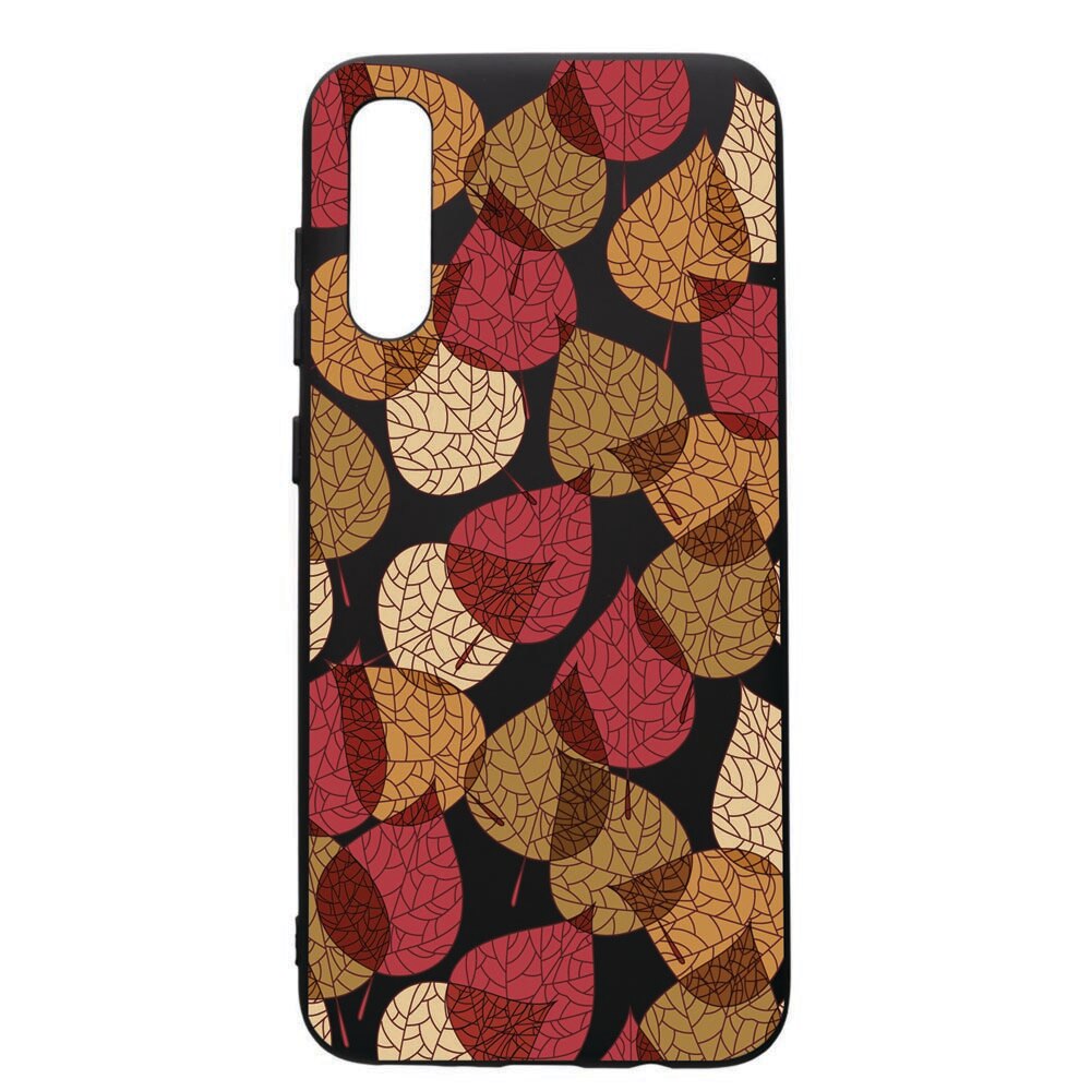 Husa de protectie Samsung Galaxy A30S, Feathers, silicon, cu interiorul din material textil, protectie camera, PB98
