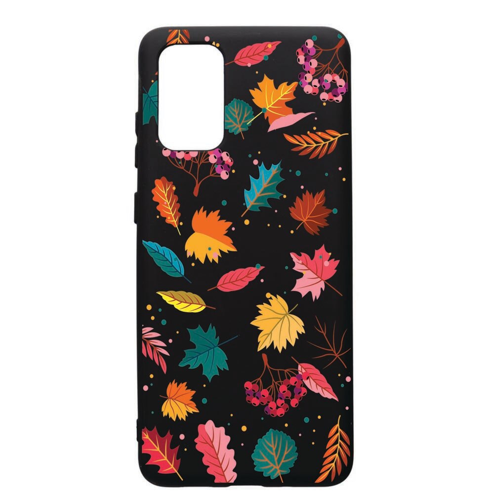 Husa de protectie Samsung Galaxy A51, Feathers, silicon, cu interiorul din material textil, protectie camera, PB99
