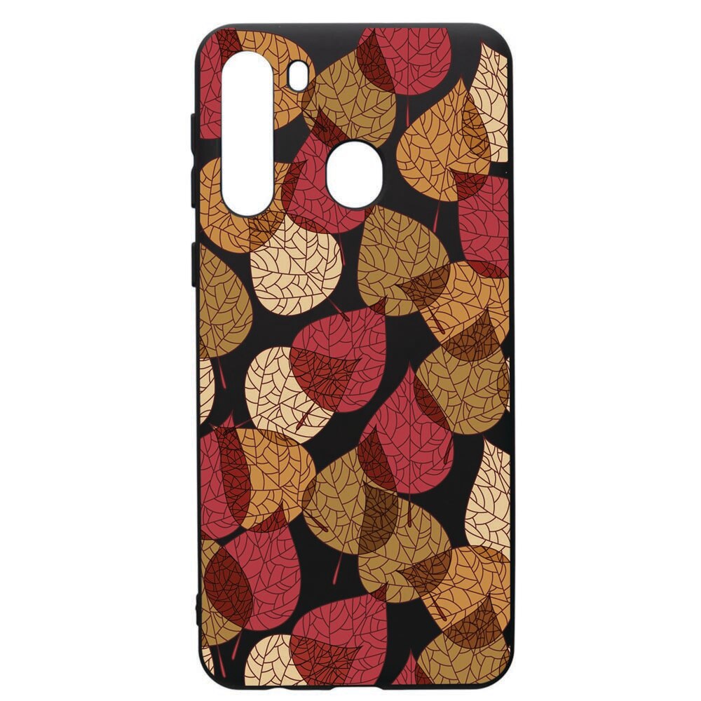 Husa de protectie Samsung Galaxy A21S, Feathers, silicon, cu interiorul din material textil, protectie camera, PB98