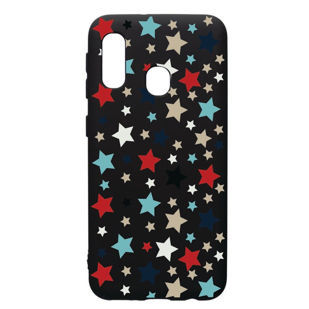 Husa de protectie Samsung Galaxy A20E, Star, silicon, cu interiorul din material textil, protectie camera, PB146