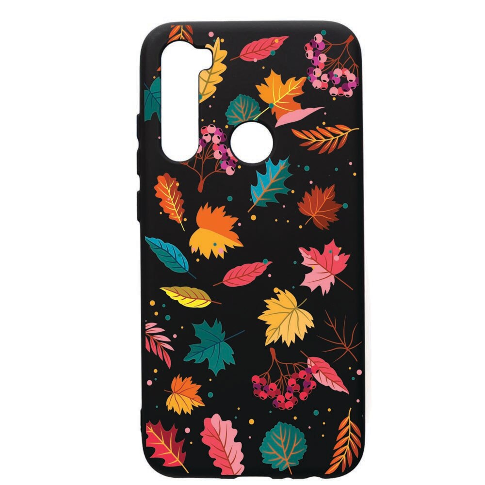 Husa de protectie Xiaomi Redmi Note 8, Feathers, silicon, cu interiorul din material textil, protectie camera, PB99