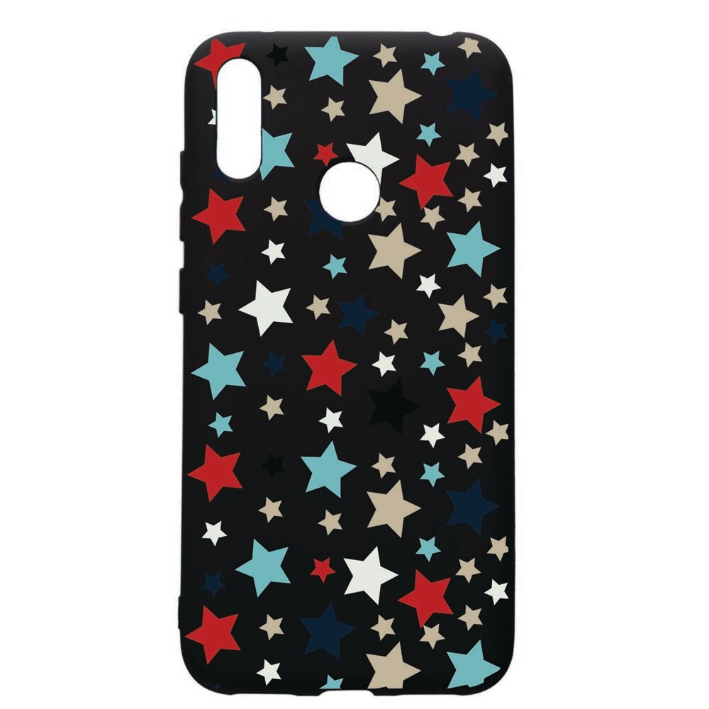 Husa de protectie Huawei Y7 2019, Star, silicon, cu interiorul din material textil, protectie camera, PB146