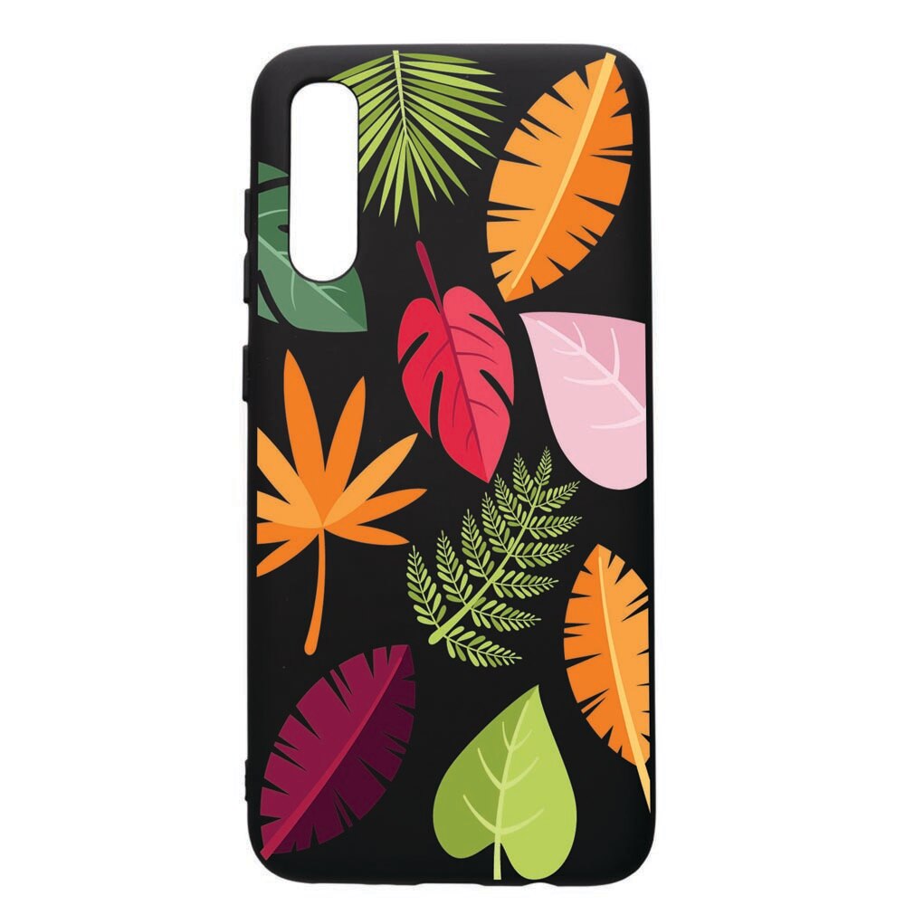 Husa de protectie Samsung Galaxy A30S, Feathers, silicon, cu interiorul din material textil, protectie camera, PB151