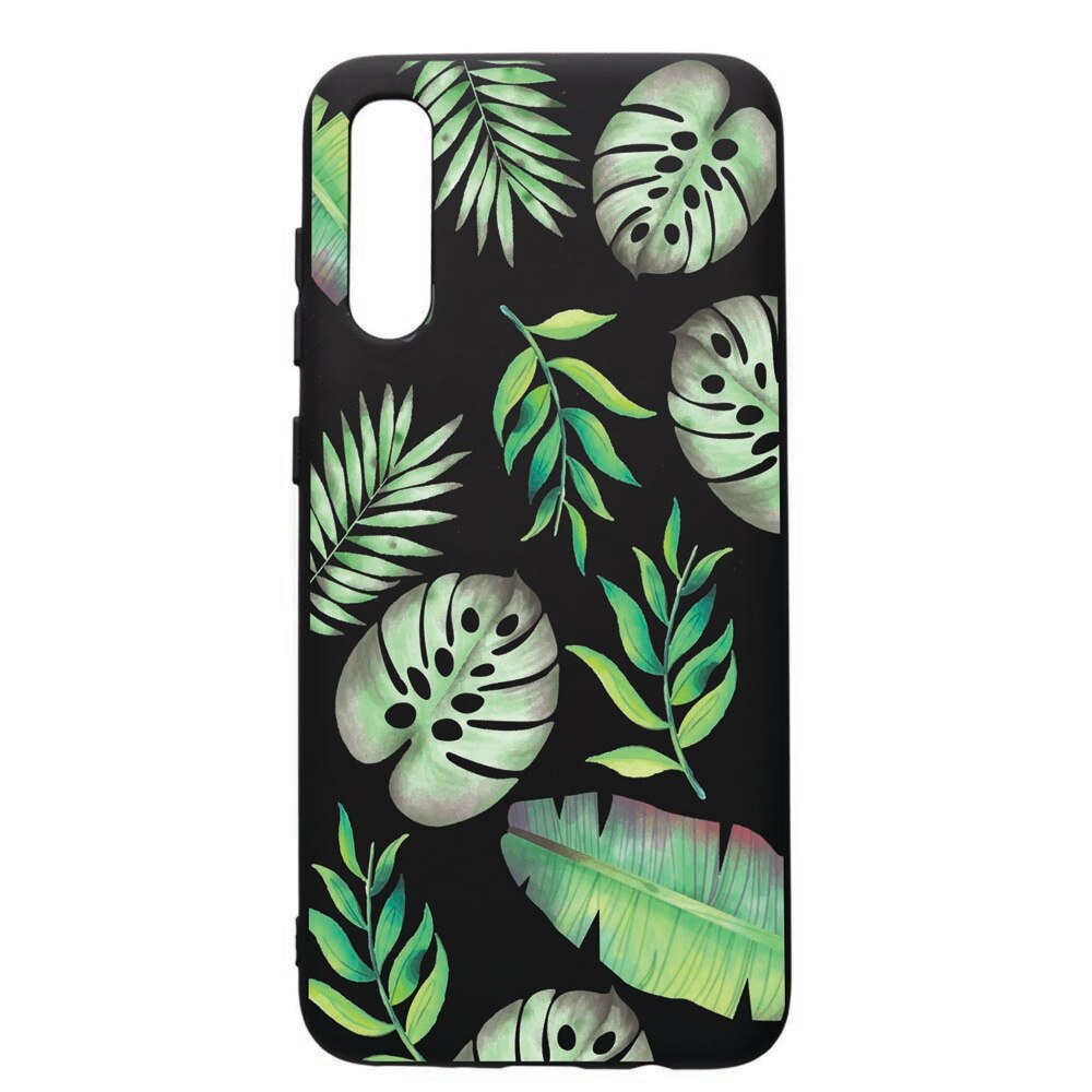 Husa de protectie Samsung Galaxy A30S, Tropical, silicon, cu interiorul din material textil, protectie camera, PB150