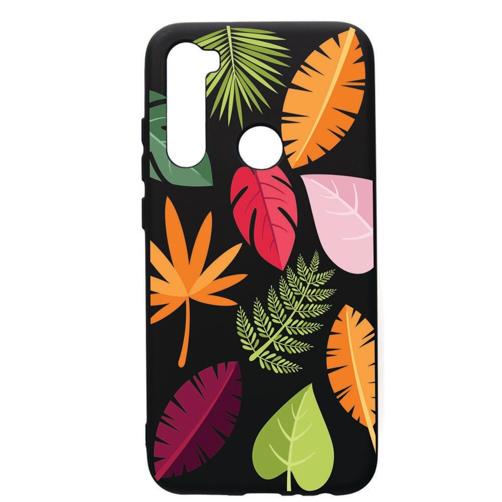 Husa de protectie Xiaomi Redmi Note 8, Feathers, silicon, cu interiorul din material textil, protectie camera, PB151