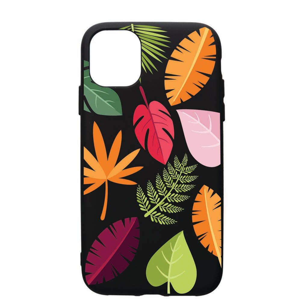 Husa de protectie Apple iPhone 11 Pro Max, Feathers, silicon, cu interiorul din material textil, protectie camera, PB151