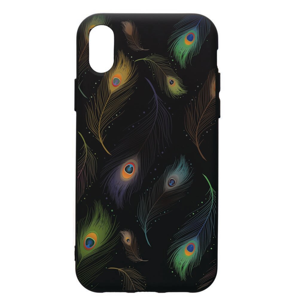 Husa de protectie Samsung Galaxy A10, Peacock, silicon, cu interiorul din material textil, protectie camera, PB152