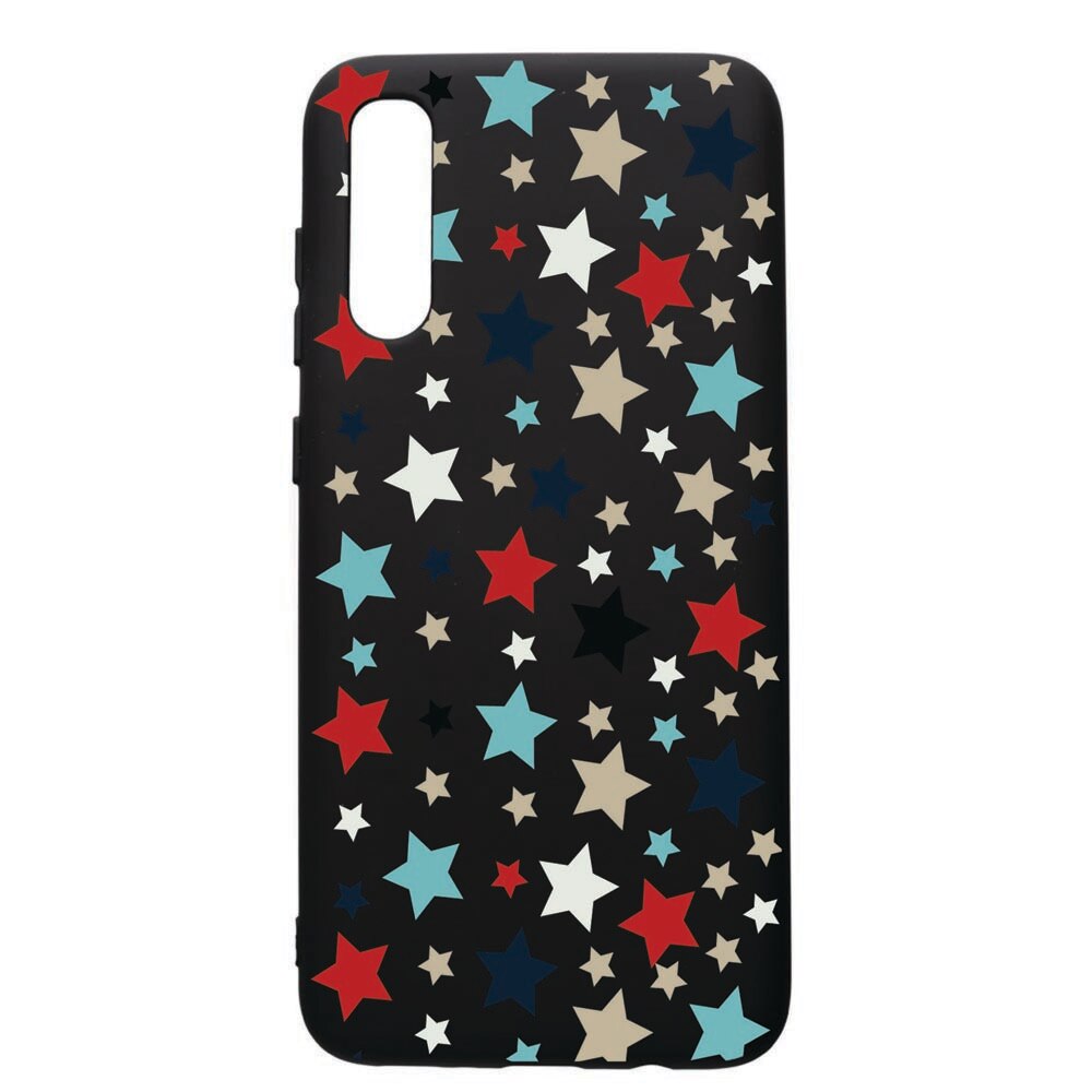 Husa de protectie Samsung Galaxy A30S, Star, silicon, cu interiorul din material textil, protectie camera, PB146
