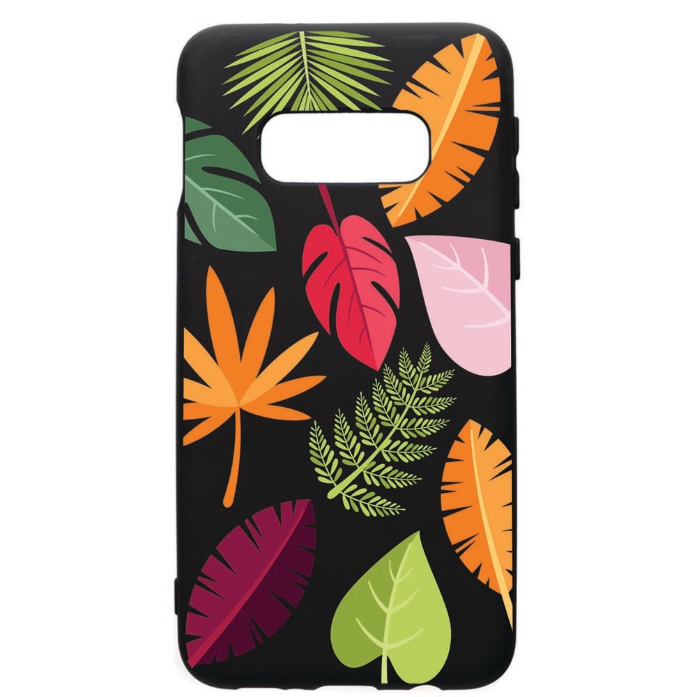 Husa de protectie Samsung Galaxy S10E, Feathers, silicon, cu interiorul din material textil, protectie camera, PB151