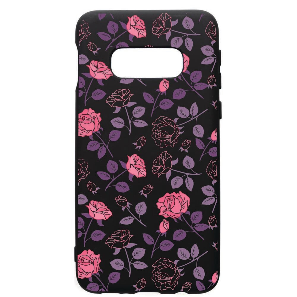 Husa de protectie Samsung Galaxy S10E, Roses, silicon, cu interiorul din material textil, protectie camera, PB168